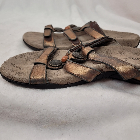 Preowned Pewter TAOS Prize 3 Sandals Size - Picture 13 of 15
